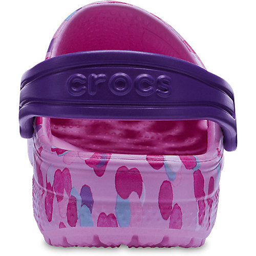 Сабо CROCS Classic Graphic Clog K - розовый от crocs