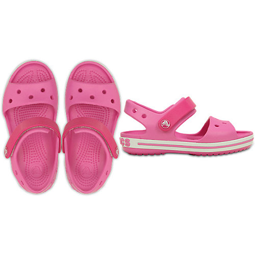 Сандалии CROCS Crocband Sandal K - розовый от crocs