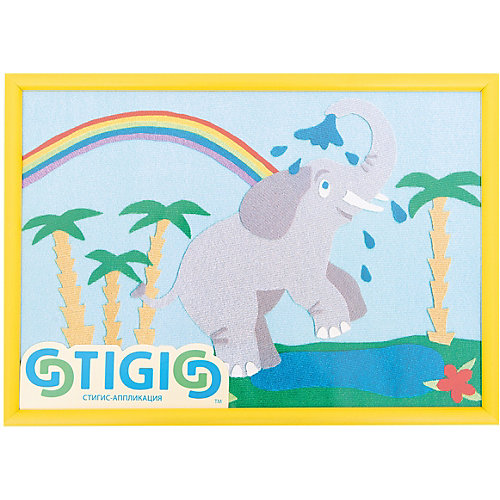Набор STIGIS "Аппликация Слоник" с рамкой, 30х21 от STIGIS