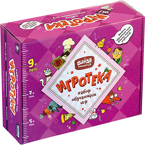 Развивающая игра "Игротека 9+" Банда Умников (4 игры) от Банда Умников
