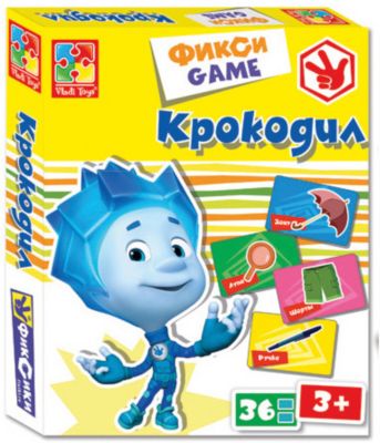 Настольная игра VLADI TOYS VT2107-04 Крокодил Фиксики