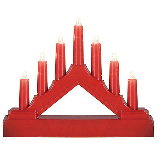 Декоративная фигурка-горка B&H "Свечи", 7 LED, красная - красный от B&H