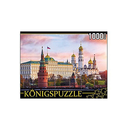 Пазл Konigspuzzle "Москва. Кремль на закате" 1000 элементов от Konigspuzzle
