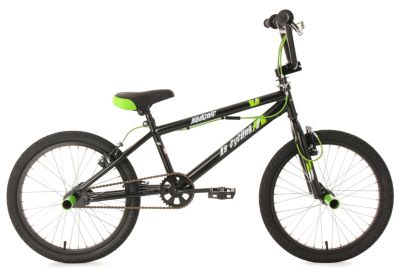 20 Zoll Freestyle BMX Hedonic Schwarz-Grün BMX-Fahrräder, KS Cycling ...