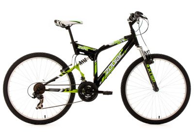 KS Cycling Mountainbike Fully 26 Zoll Zodiac 21 G�nge Mountainbikes schwarz