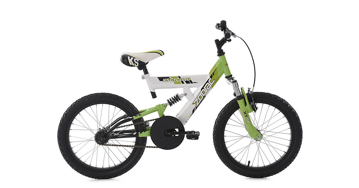 KS Cycling Kinderfahrrad 18´´ Zodiac grün-weiß RH 33 cm Fahrräder