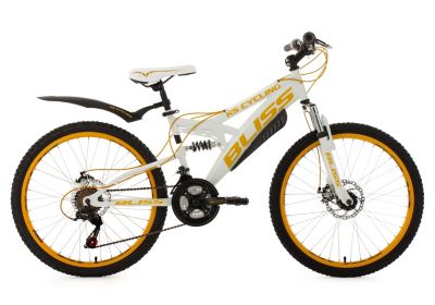 KS Cycling Jugendfahrrad Mountainbike Fully 24 Bliss Fahrrder wei