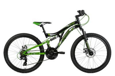 KS Cycling Kinderfahrrad MTB Fully 24�� Nice Fahrr�der schwarz
