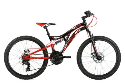 KS Cycling Kinderfahrrad MTB Fully 24�� Nice Fahrr�der schwarz