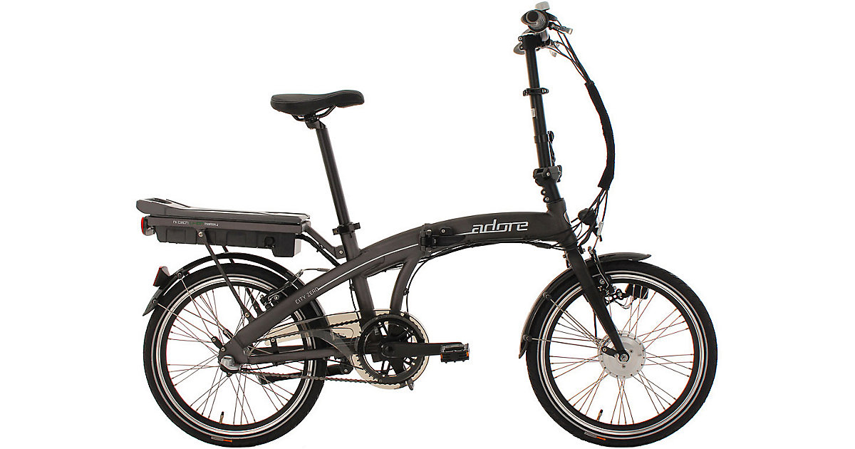 E-Bike Pedelec Klapprad Alu Adore Zero 20 Zoll, grau E-Bike Pedelec Klapprad Alu Adore Zero 20 Zoll, grau