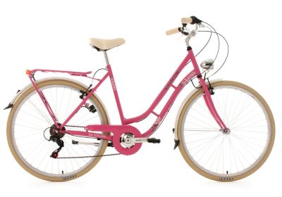 KS Cycling Damenfahrrad Cityrad 6-G�nge Casino 28 Zoll Cityr�der pink