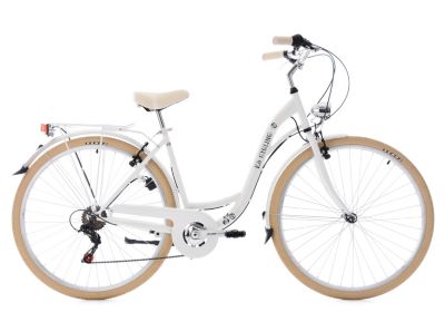 KS Cycling Damenfahrrad Casino 28 Zoll mit 6 Gang-Kettenschaltung Cityr�der wei�