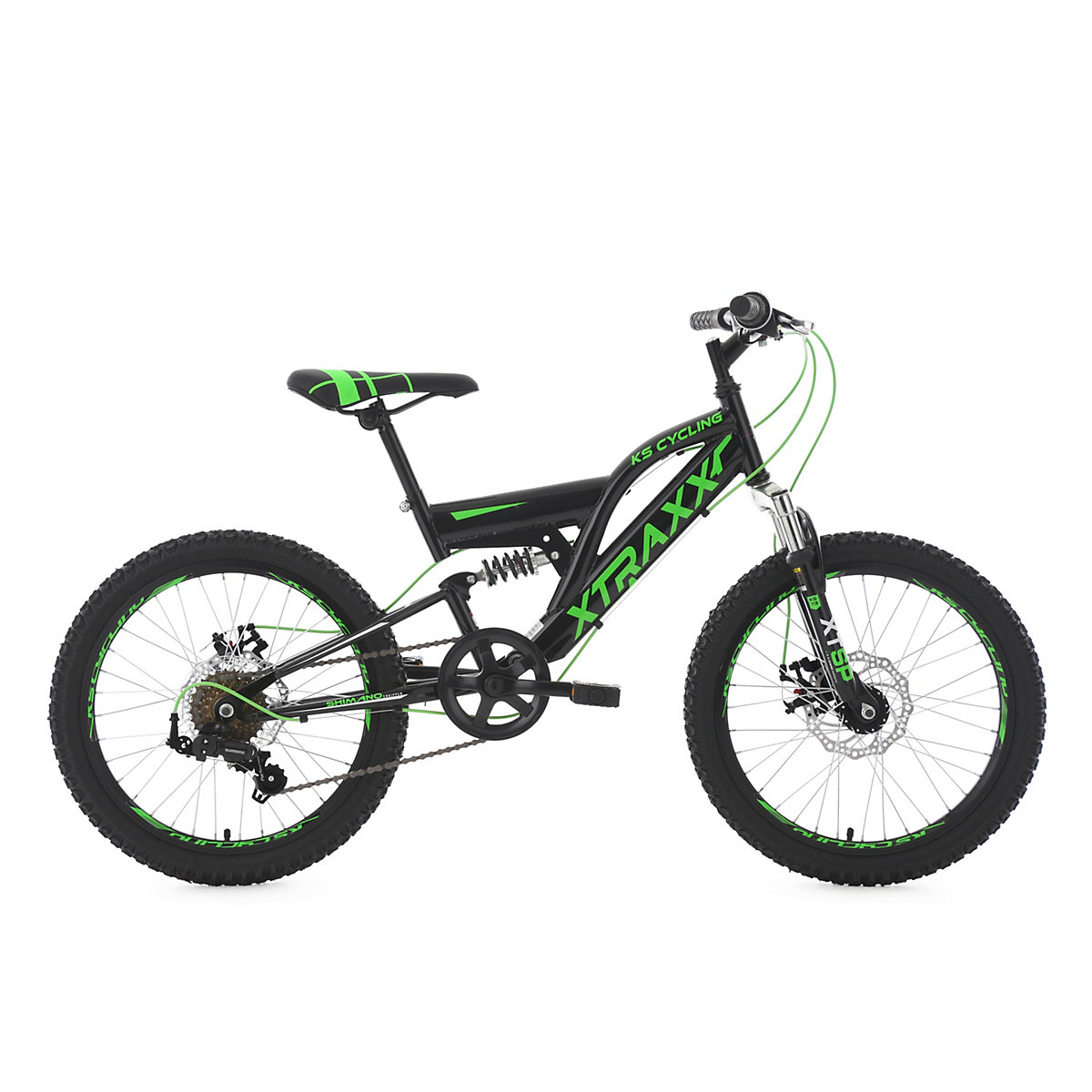 KS Cycling Kinder-Mountainbike 20 Zoll Fully Xtraxx Rahmenhöhe: 30 cm