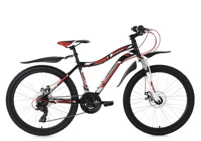 KS Cycling Kinderfahrrad MTB Hardtail 24�� Phalanx Fahrr�der schwarz