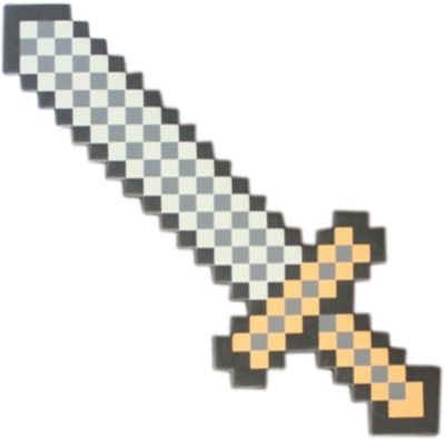 Меч 8Бит Pixel Crew, пиксельный серия 2 60см коричневый