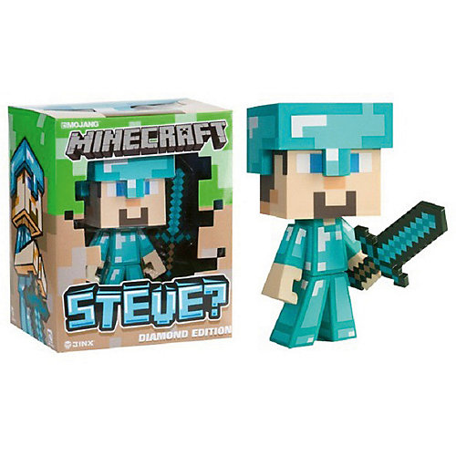 Фигурка Minecraft Steve Diamond ed. пластик 16см от Jinx