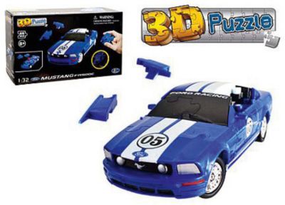 3D пазл Happy Well "Форд Мустанг", синий
