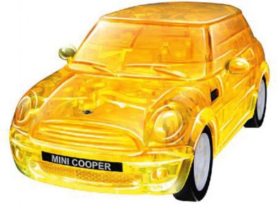 3D пазл Happy Well "Мини Купер", желтый
