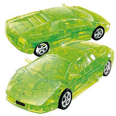 3D пазл Happy Well "Ламборджини", зеленый