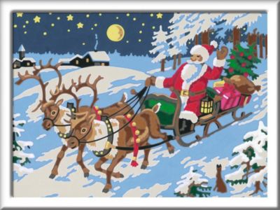 Malen nach Zahlen Frohe Weihnachten 24 x 18 cm, Ravensburger | myToys