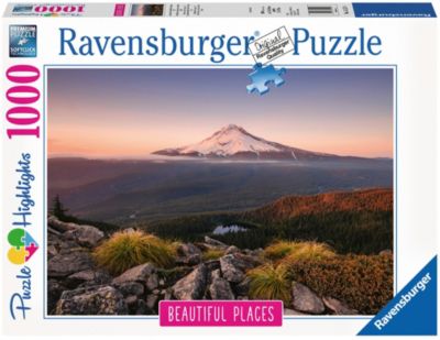 Puzzle 1000 Teile, 70x50 cm, Stratovulkan Mount Hood in Oregon, USA
