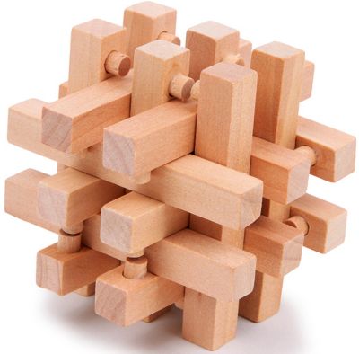 Holz-Geschicklichkeitsspiele, 4 Stück 2