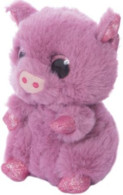 Мягкая игрушка Teddy Свинка розовая,15 см