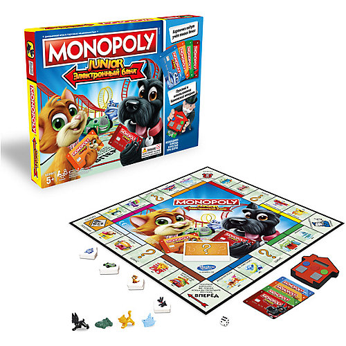 Настольная игра Hasbro Gaming Моя первая Монополия с банковскими картами от Hasbro