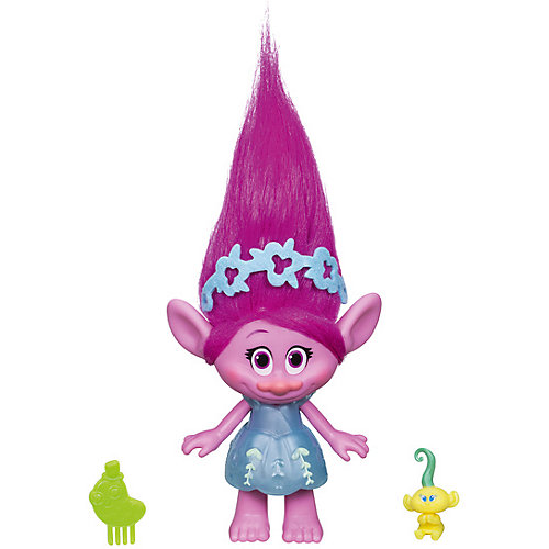 Фигурка Тролли c заколочками для волос, Поппи от Hasbro