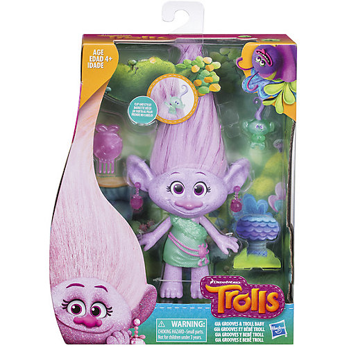Фигурка Тролли c заколочками для волос, Гия от Hasbro