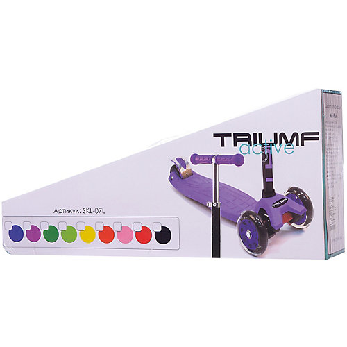 Трехколесный самокат Triumf Active Maxi Flash SKL 07-L, Red от Triumf Active