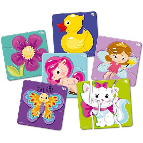 Макси пазлы Baby Toys зигзаг "Для принцесс", 18 элементов от Baby Toys