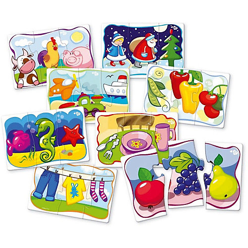 Макси пазлы Baby Toys тройные "Собери в группы" от Baby Toys
