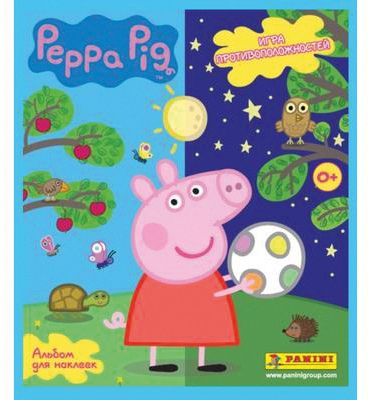 Набор наклеек Panini "Свинка Пеппа. Игра противоположностей"