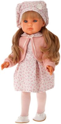 Кукла Munecas Antonio Juan "Амалия" в розовом, 45 см