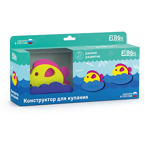 Конструктор для купания El`Basco Toys "Семейство рыбок", 18 деталей от El`Basco Toys