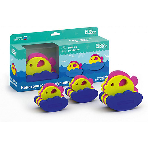 Конструктор для купания El`Basco Toys "Семейство рыбок", 18 деталей от El`Basco Toys