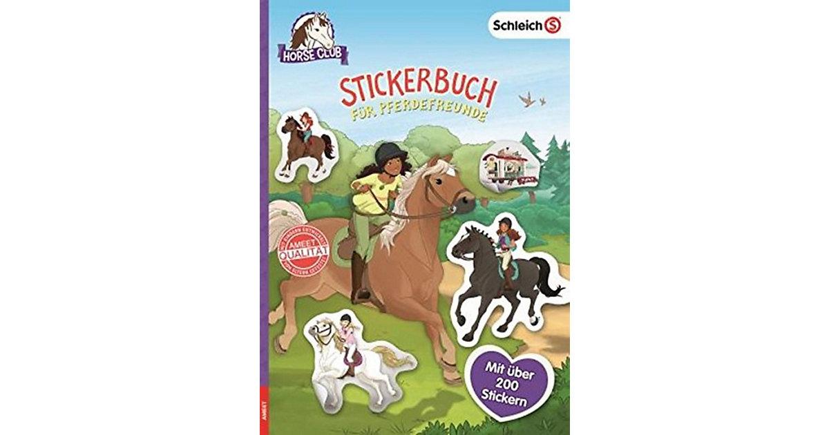 Buch - SCHLEICH Horse Club: Stickerbuch Pferdefreunde Kinder