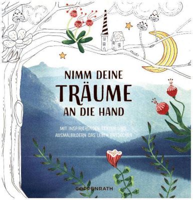 Buch - Nimm deine Trume in die Hand, Ausmalbuch