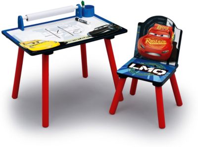 Schreibtisch Mit Papierrolle Und Stuhl Cars Disney Cars