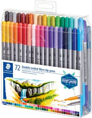 Design Journey Doppel-Fasermaler, 72 Farben, Staedtler | myToys