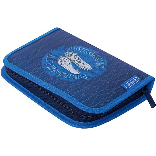 Пенал с наполнением Herlitz Blue Dino, 31 предмет - синий от herlitz