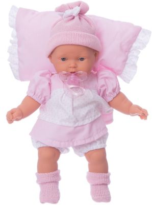 Кукла "Ланита" на розовой подушк, 27 см, Munecas Antonio Juan