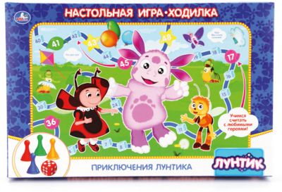 Настольная игра-ходилка Умка "Лунтик"