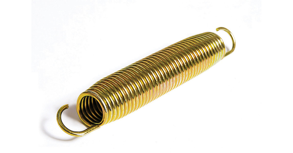 Sprungfedern rechteckig Trampolin: 165mm - 10pcs gold Kinder