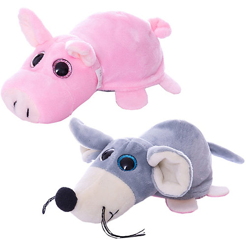 Мягкая игрушка Teddy "Перевертыши" Поросёнок-Мышка, 16 см от TEDDY