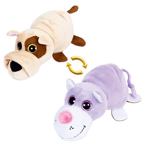 Мягкая игрушка Teddy "Перевертыши" Собака-Кот, 16 см от TEDDY