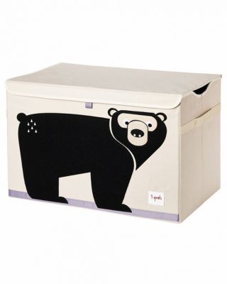 Сундук для хранения игрушек 3 Sprouts Чёрный мишка (Black Bear SPR908). Арт. 00038