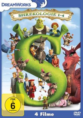 DVD Shrekologie 1-4 (4 DVDs) Hörbuch