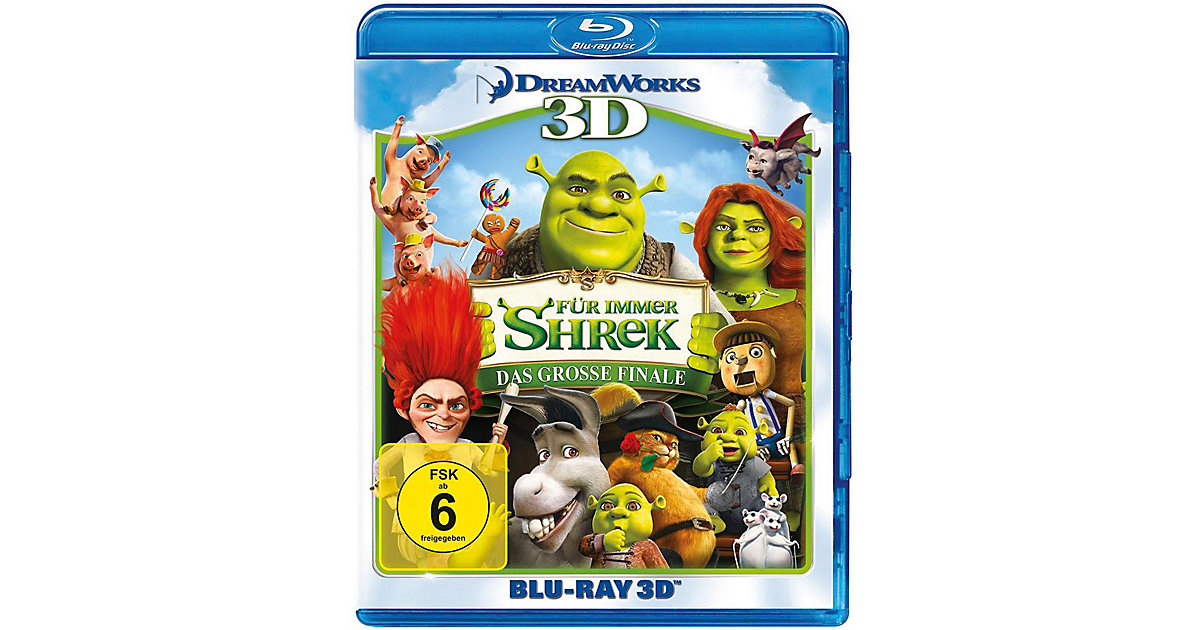 BLU-RAY Für immer Shrek 3D (BluRay 3D + BluRay) Hörbuch